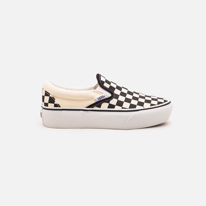 VANS VN00018 UA CLASSIC SLIP ON PLATFORM BCO/PTO
