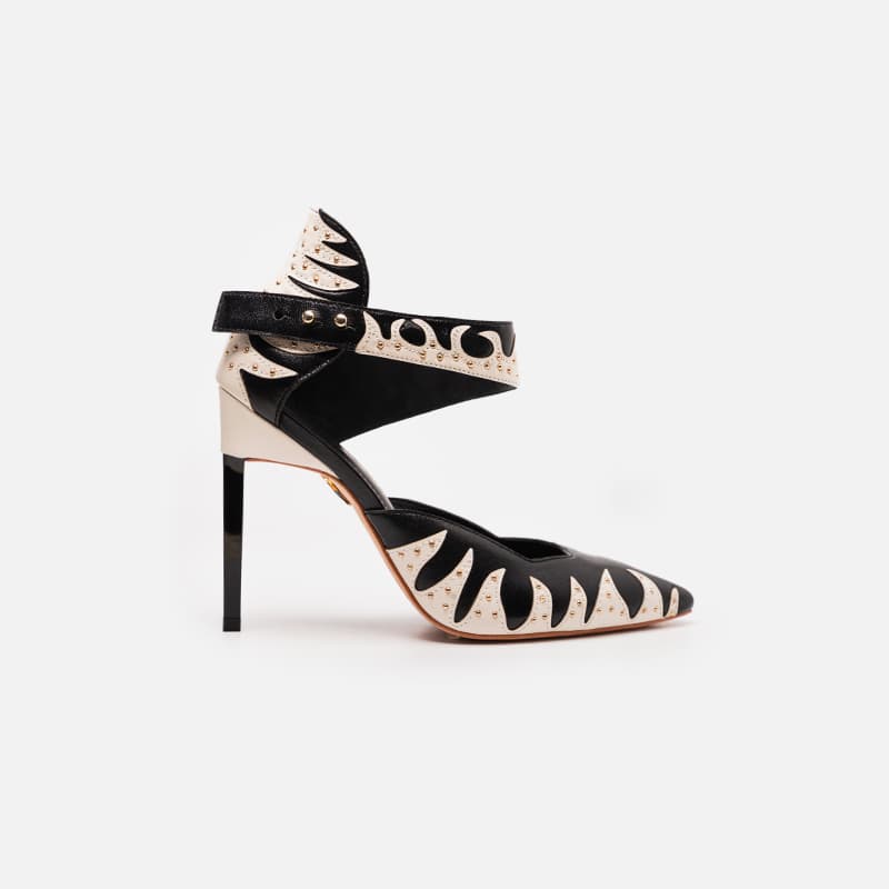 LE BORO - 3932 SCARPIN FOGO PTO/BCO