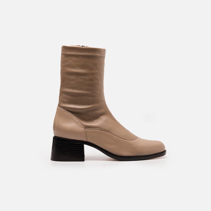 BOTA INVITTO  MOCA TAUPE/STRETCH TAUPE TAUPE