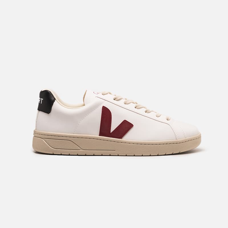 TÊNIS VERT URCA CWL WHITE MARSALA BLACK MARSALA