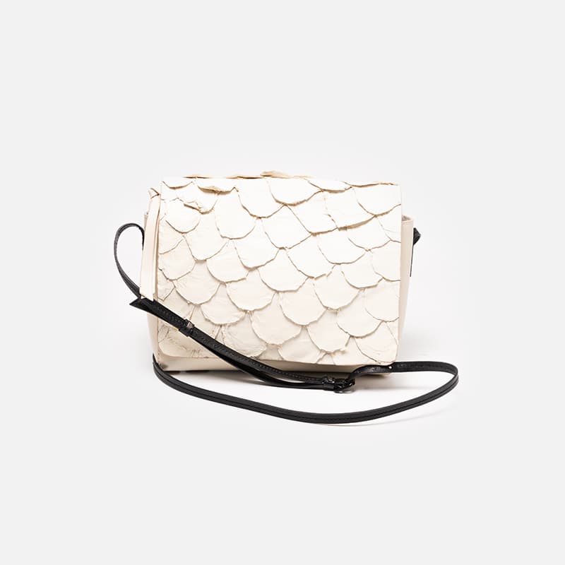 BOLSA BARBARA PIRARUCU ELISA ATHENIENSE OFF WHITE