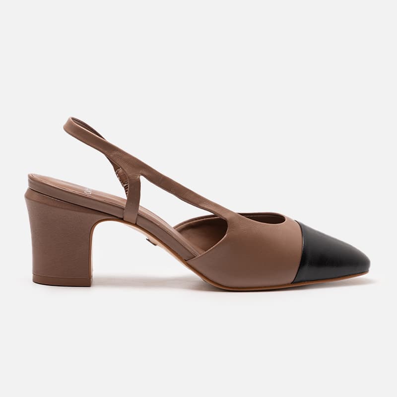 SCARPIN CARRANO SLINGBACK MOCHA