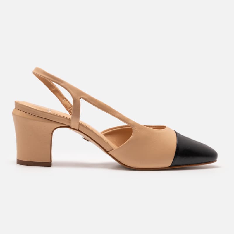 SCARPIN CARRANO SLINGBACK NUDE
