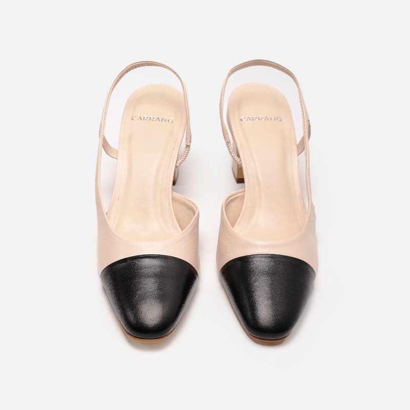 SCARPIN CARRANO SLINGBACK OFF WHITE