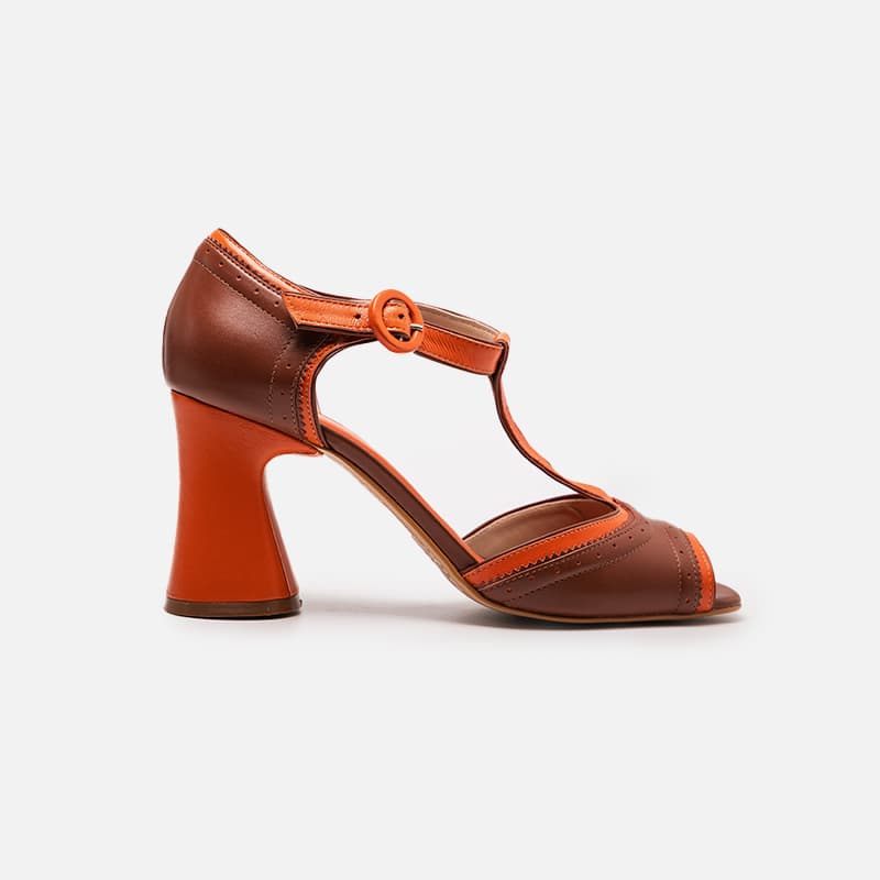 SANDALIA LORRACI MEL 3123-106 MARROM