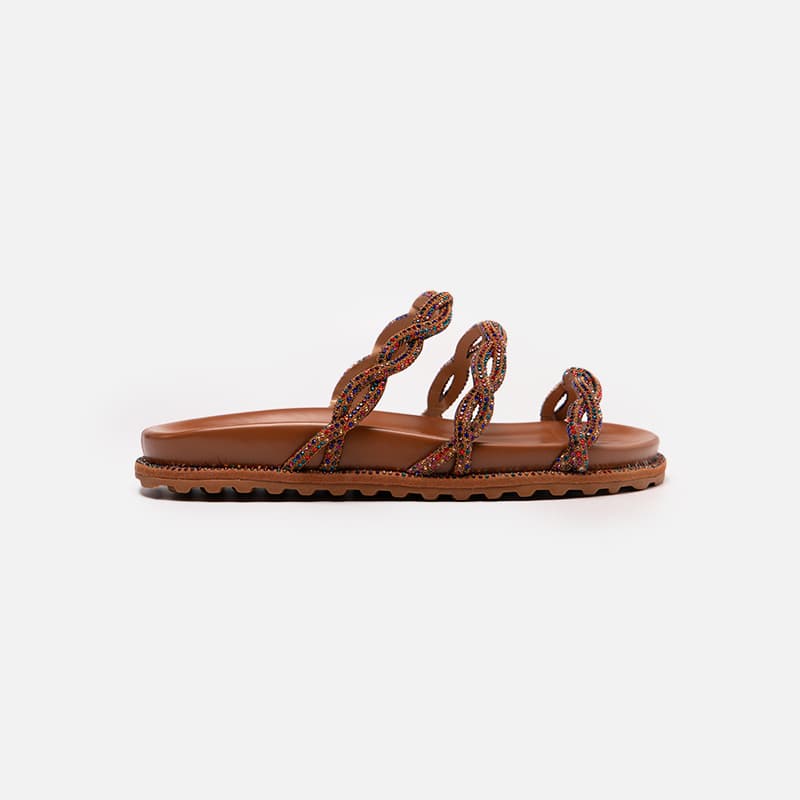 FLAT LUIZA BARCELOS 12990003-1 CARAMELO