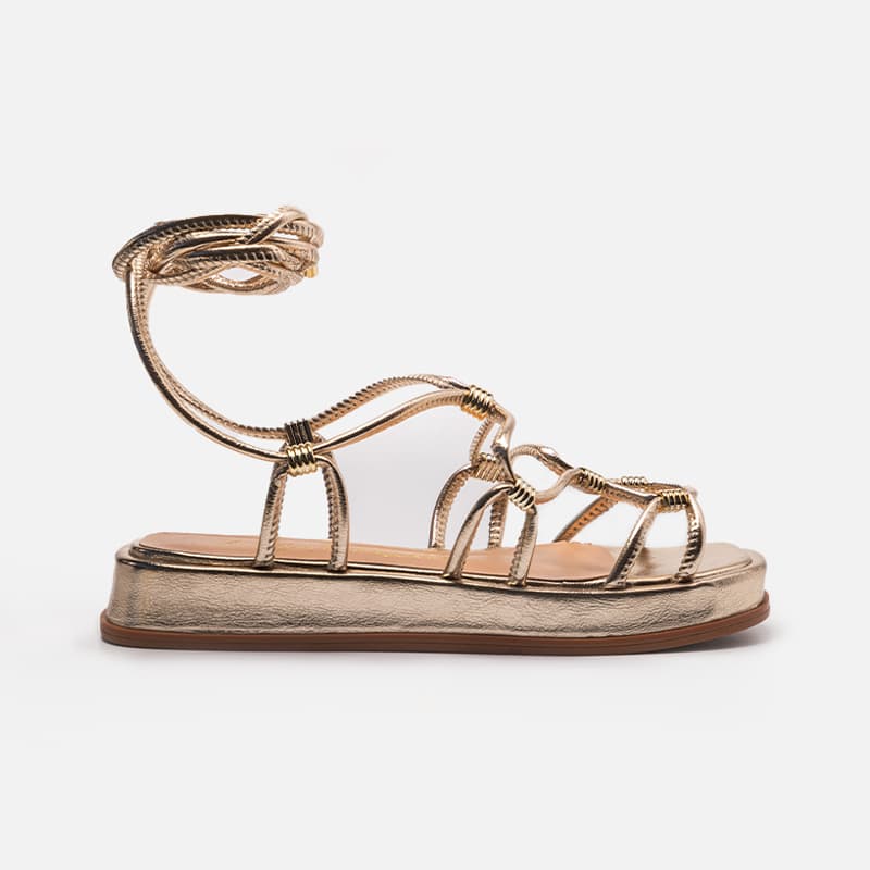 SANDALIA LUIZA BARCELOS 128700-47 DOURADO