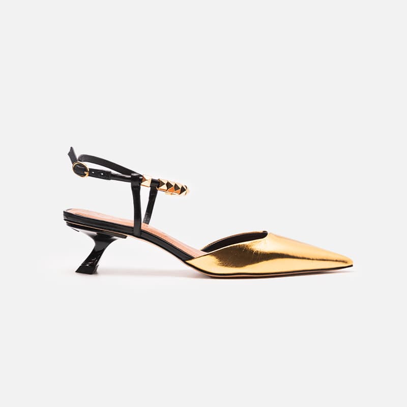 SCARPIN VICENZA 10618 0018 0002 DOURADO