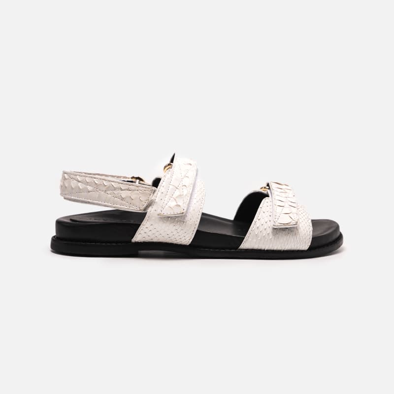 SANDALIA INVITTO PYTHON 70403 BRANCO
