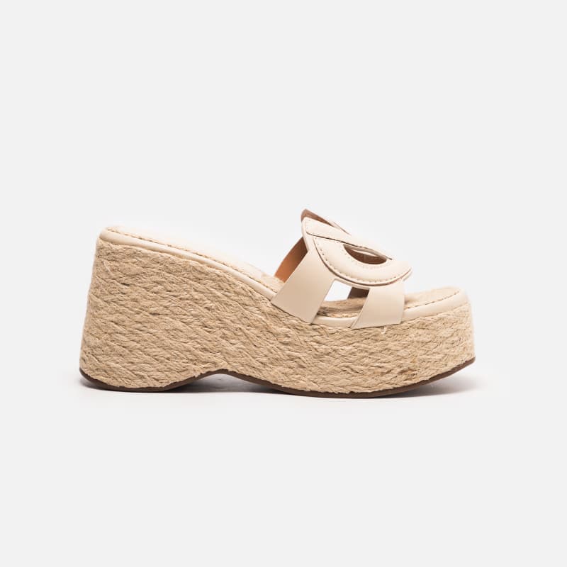 OPEN MULE VICENZA LORENA 11378 0001 0001 OFF WHITE