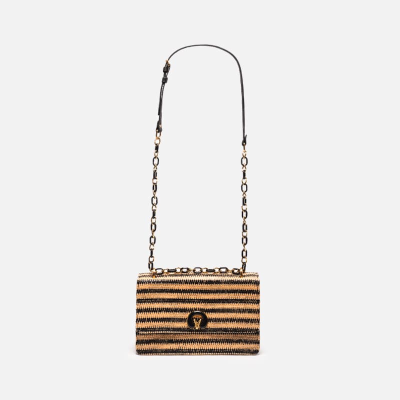 BOLSA VICENZA TIRACOLO MIA LISTRAS 50001 0056 0001 PRETO