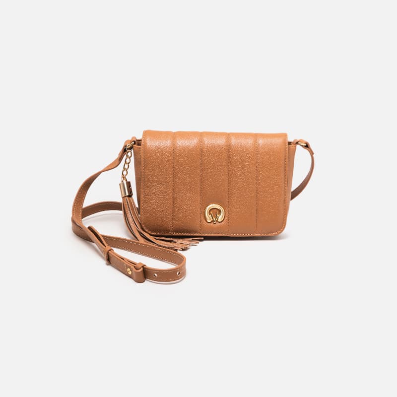 BOLSA VICENZA CARAMELO