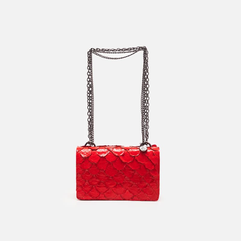 BOLSA LA SPEZIA LUCIANA LS594ON 0ES VERMELHO