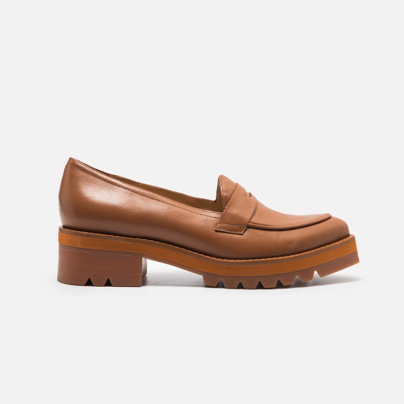 MOCASSIM CAVAGE VIOLET-45 CARAMELO
