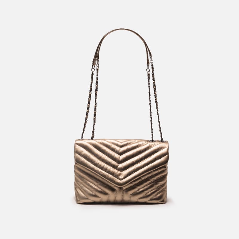 BOLSA MARREH TAMPA MATELASSE PRATA VELHA