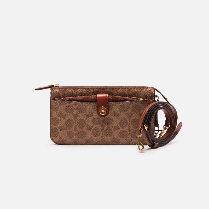BOLSA COACH NOA POPUP C5369B4NQ4 MARROM