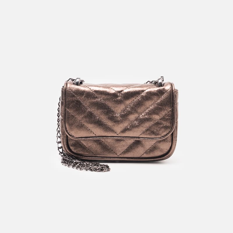BOLSA MARREH MATELASSE P GRAFITE