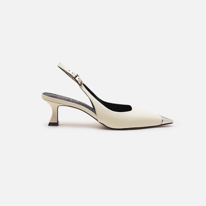 SLINGBACK MF OFF WHITE