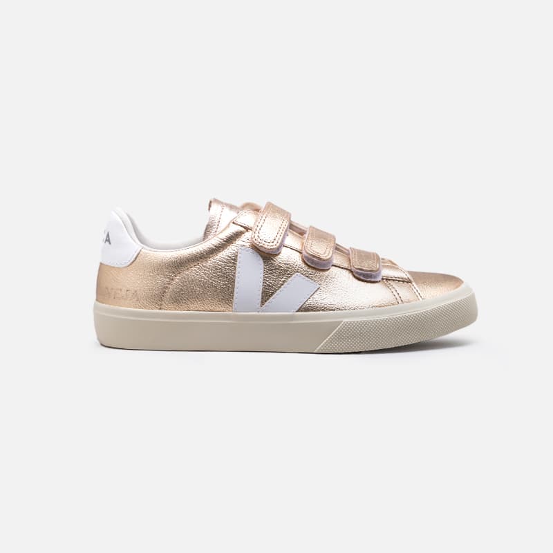 TENIS VEJA RECIFE CHROMEFREE LEATHER PLATINE WHITE PLATINE WHITE