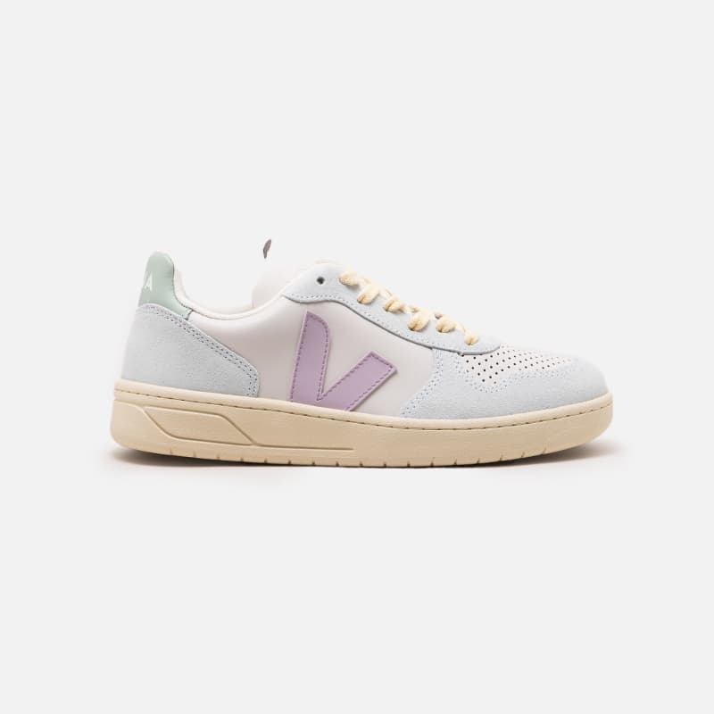 TENIS VEJA V-10 LEATHER GRAVEL PARME MENTHOL GRAVEL PARME MENTHOL