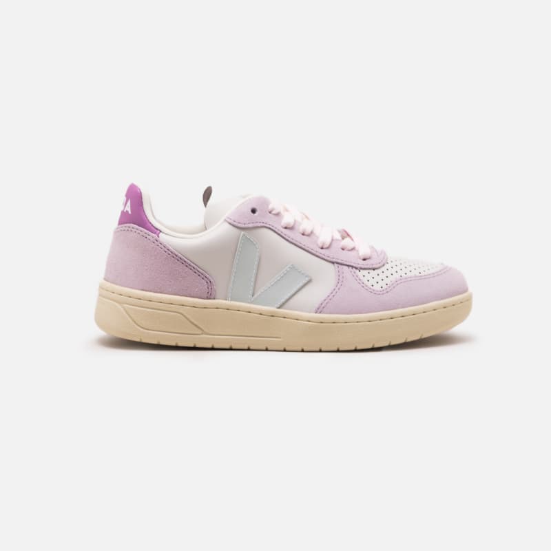 TENIS VEJA V-10 LEATHER GRAVEL MENTHOL PARME GRAVEL MENTHOL PARME