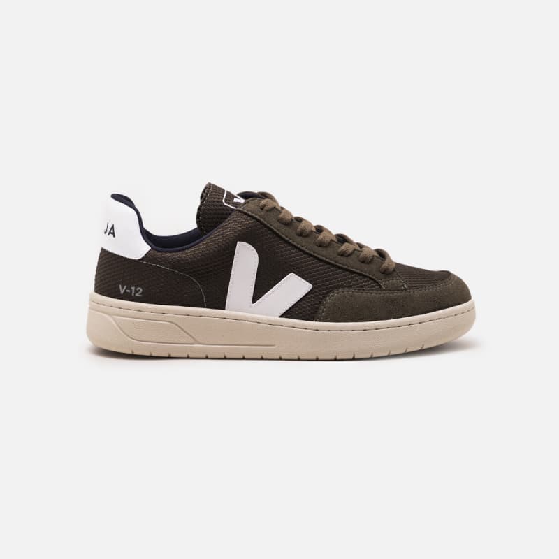 TENIS VEJA V-12 B-MESH OLIVE WHITE OLIVE WHITE