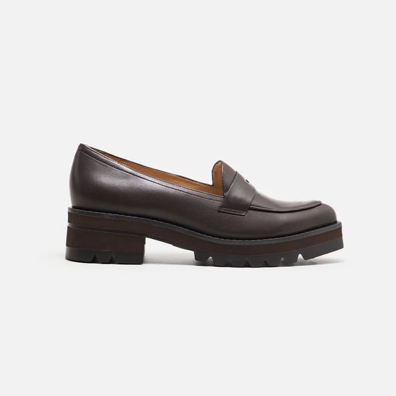 SAPATO MOCASSIM CAVAGE VIOLET-106 MARROM