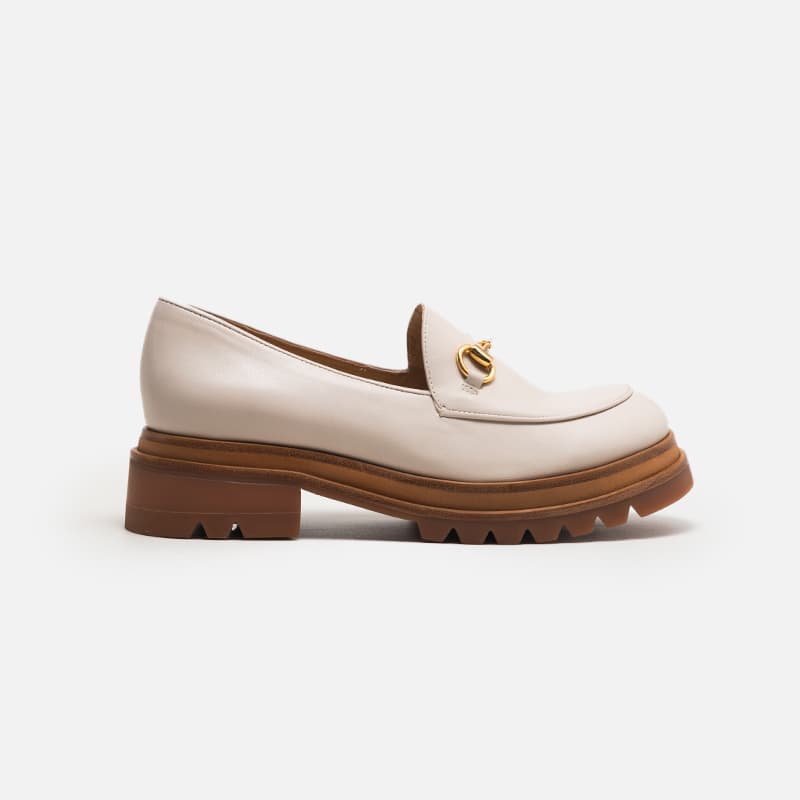 SAPATO MOCASSIM CAVAGE MODESTA-121 OFF WHITE