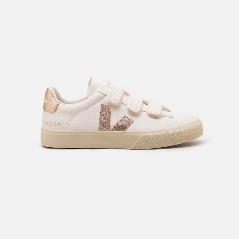 TENIS VEJA RECIFE CHROMEFREE LEATHER EXTRA WHITE EXTRA WHITE PLATINE