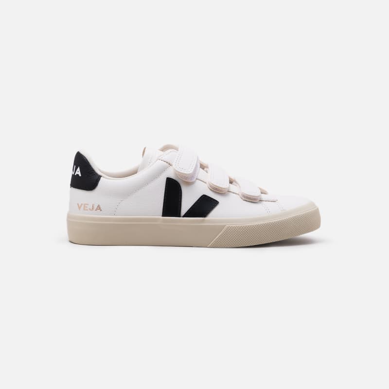 TENIS VEJA RECIFE CHROMEFREE EXTRA WHITE BLACK EXTRA WHITE BLACK