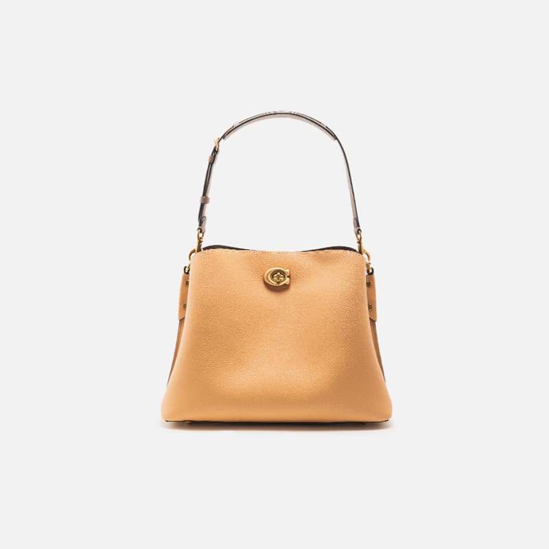 BOLSA COACH WILLOW SHOULDER CARAMELO