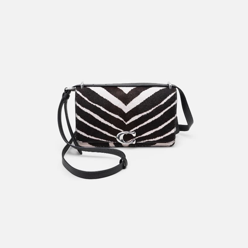 BOLSA COACH PRETO E BRANCO