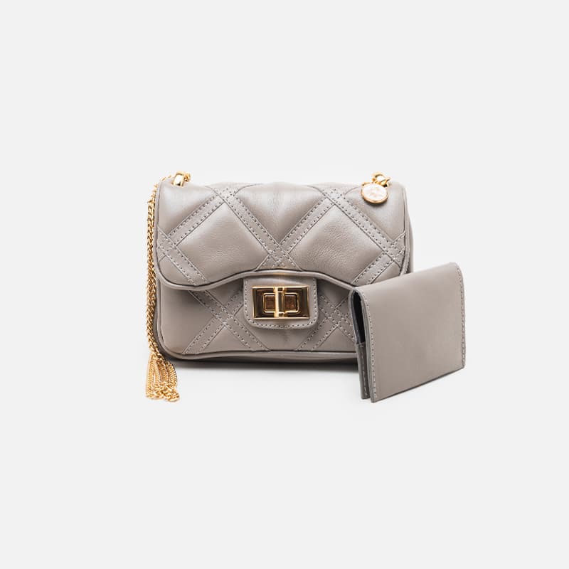 BOLSA LA SPEZIA JESSICA CINZA