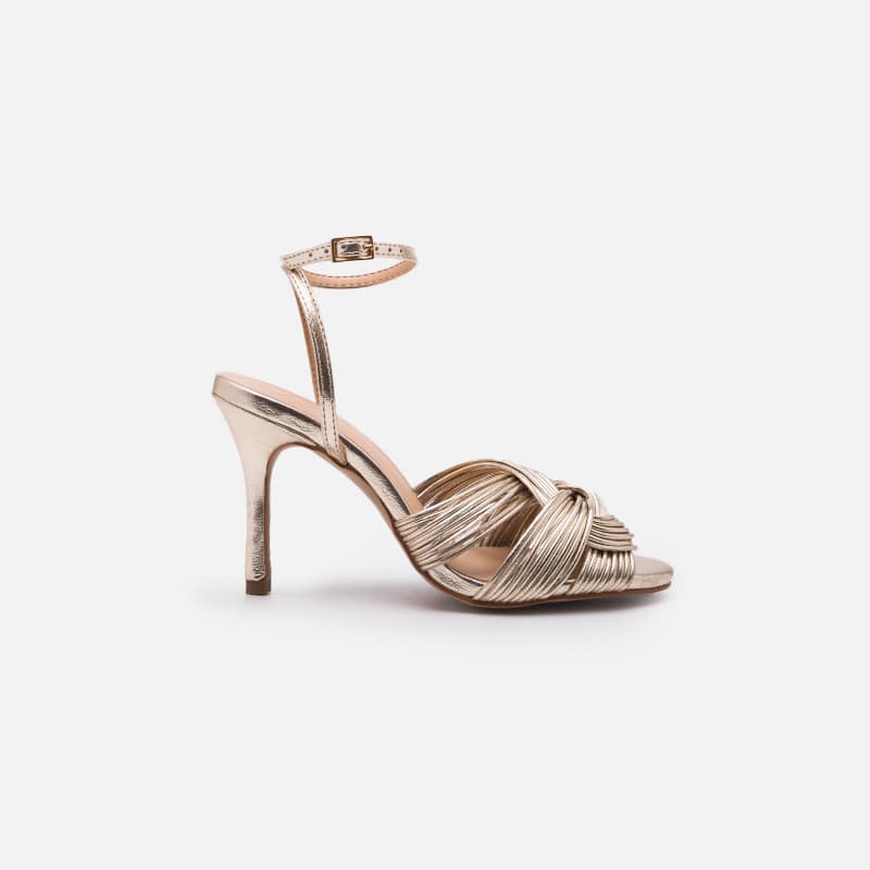 SANDALIA METALCOLOR OURO LIGHT