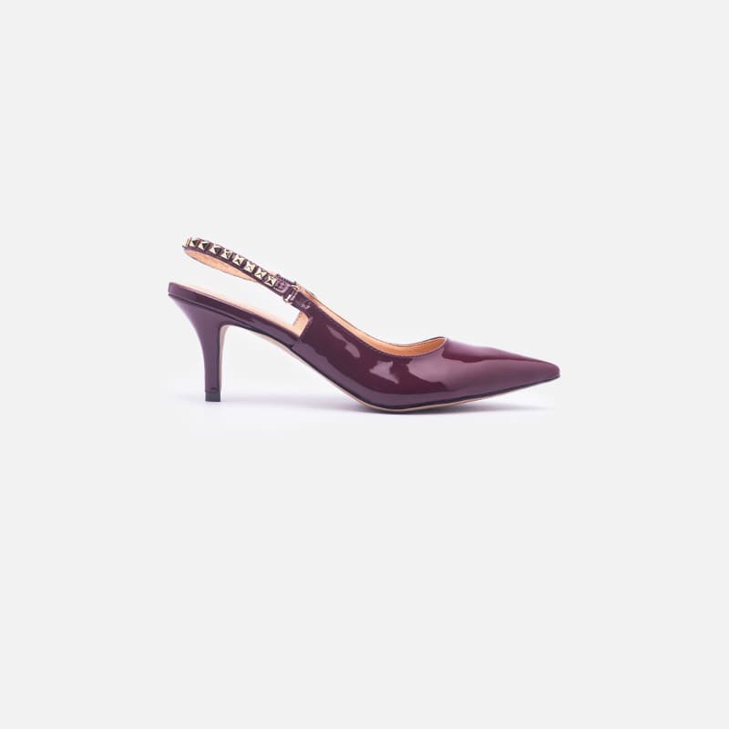 SCARPIN VERNIZ MARSALA