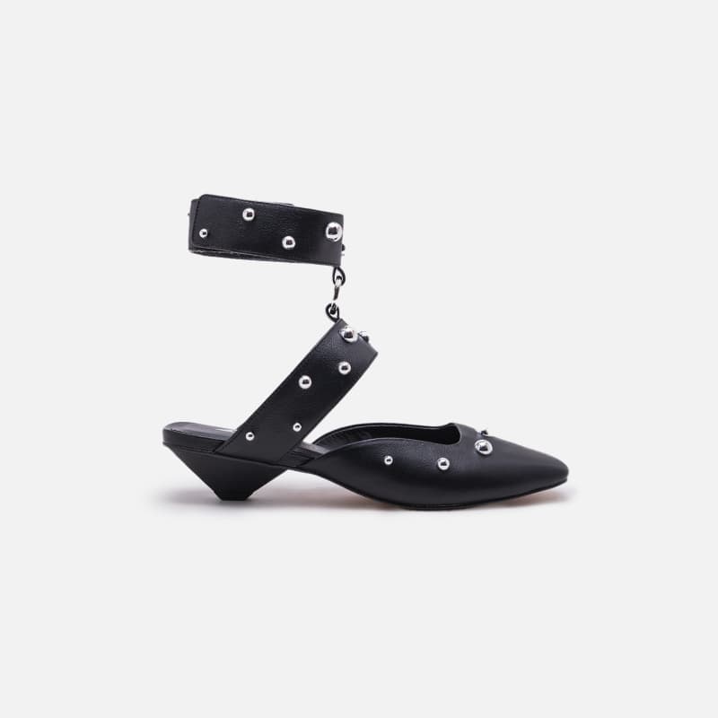 SAPATO MAXI STUDS PRETO