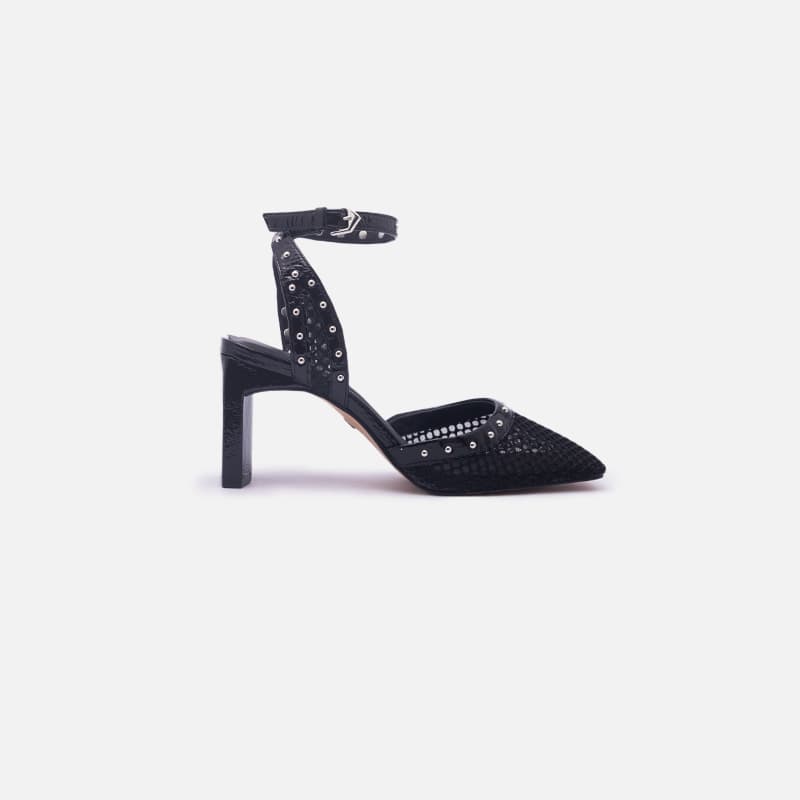 SCARPIN SLINGBACK FRESH PRETO