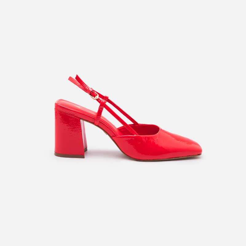 SAPATO VERNIZ VERMELHO