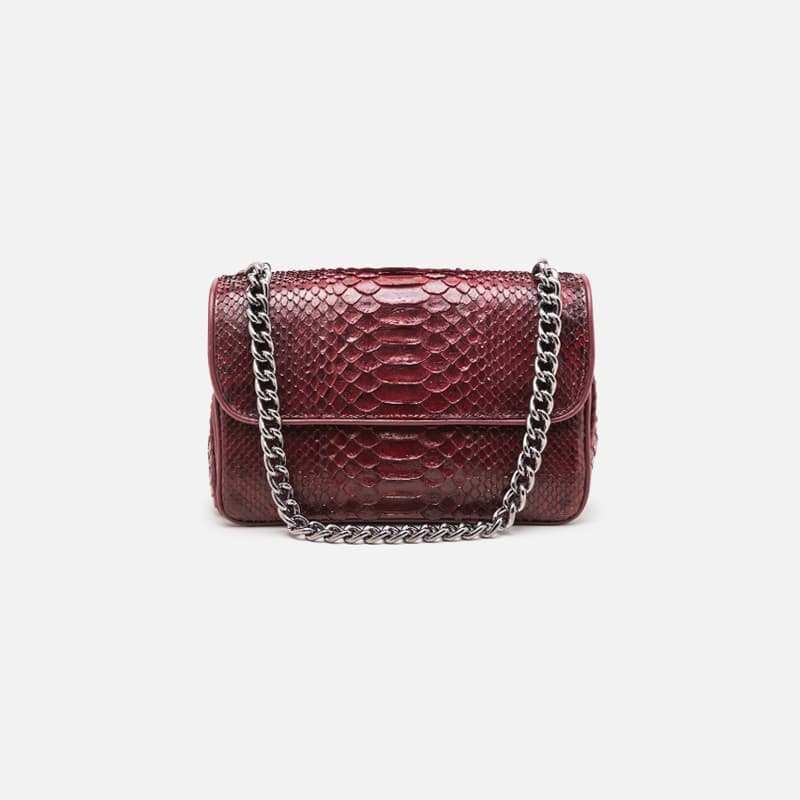 BOLSA LAIS PYTHON VINHO