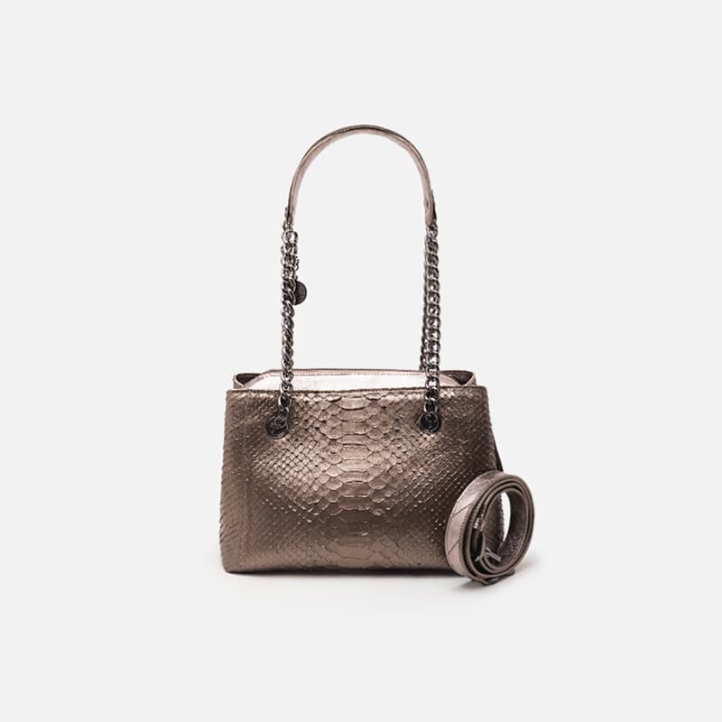 BOLSA  DUBAI PRATA VELHA