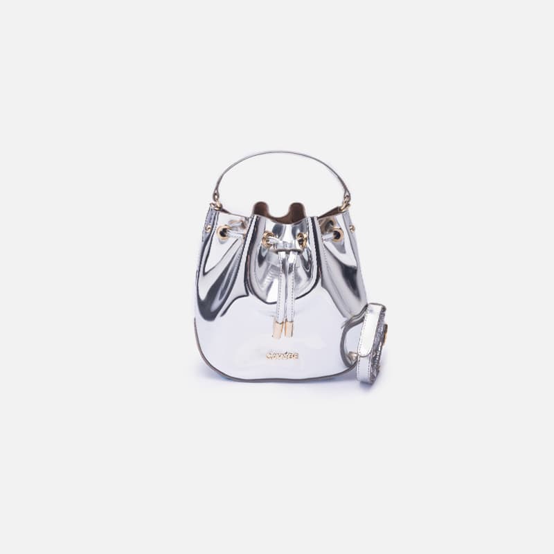 BOLSA BUCKET PRATA