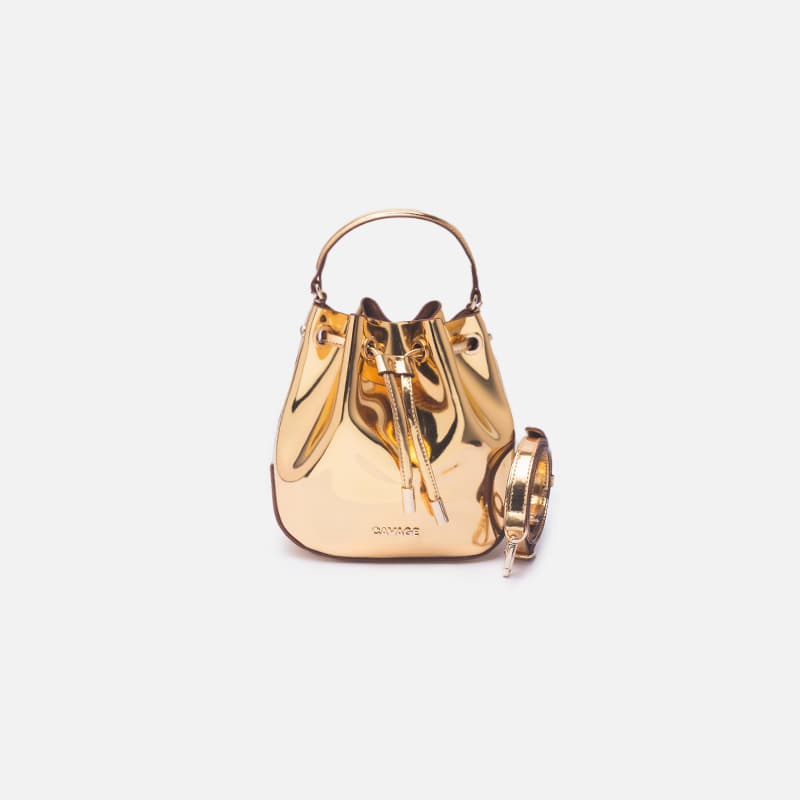 BOLSA BUCKET OURO