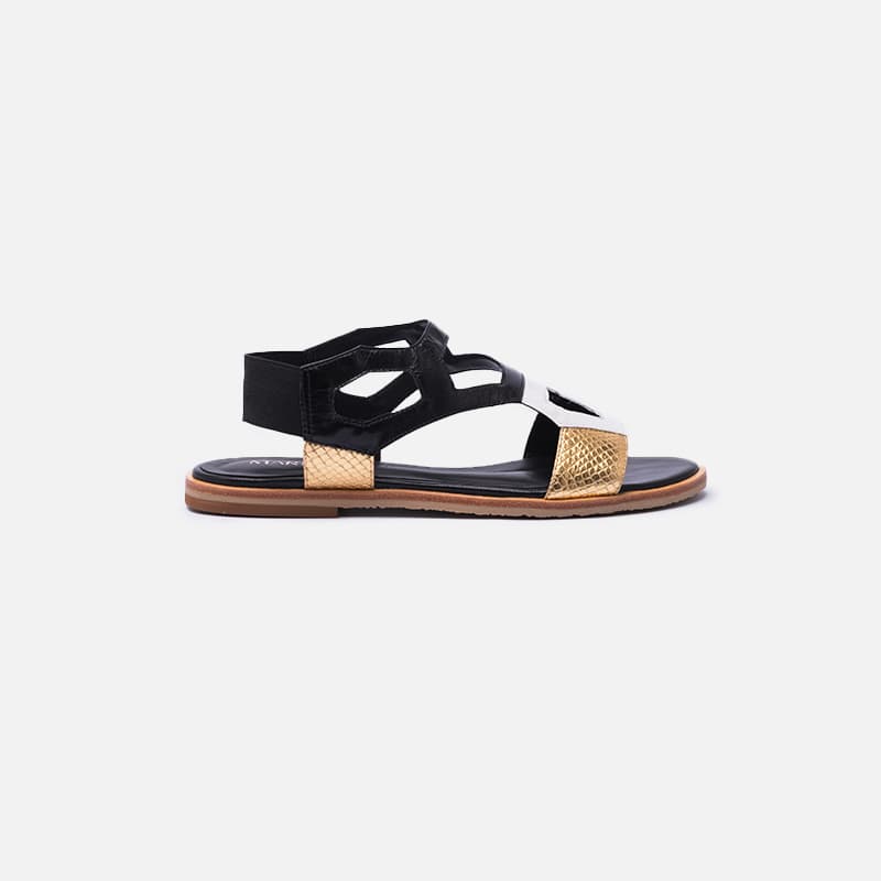 SANDALIA LEME PRETO