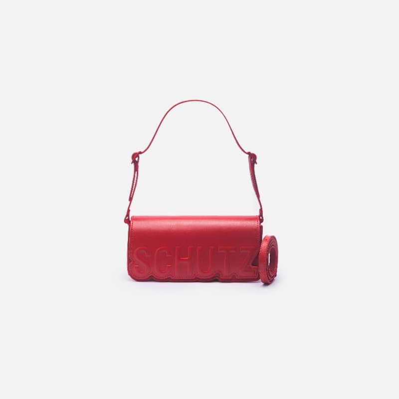 BOLSA SHOULDER ON FIRE VERMELHO
