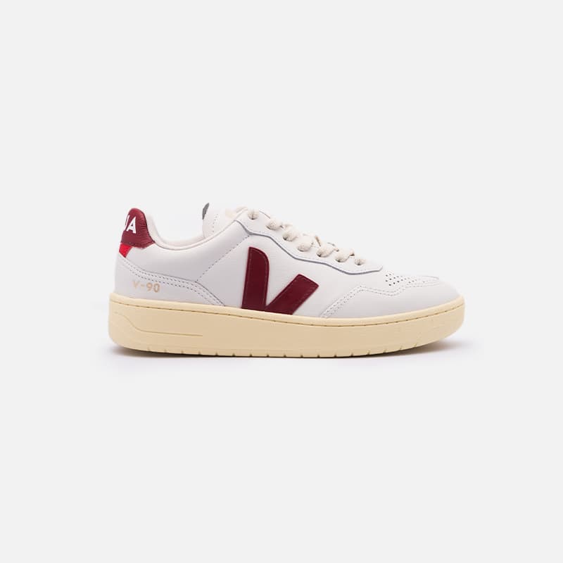V-90 O.T LEATHER EXTRA WHITE MARSALA