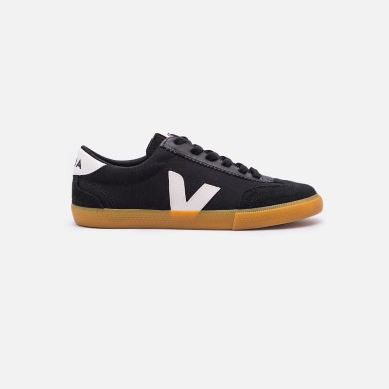 VOLLEY CANVAS BLACK WHITE NATURAL