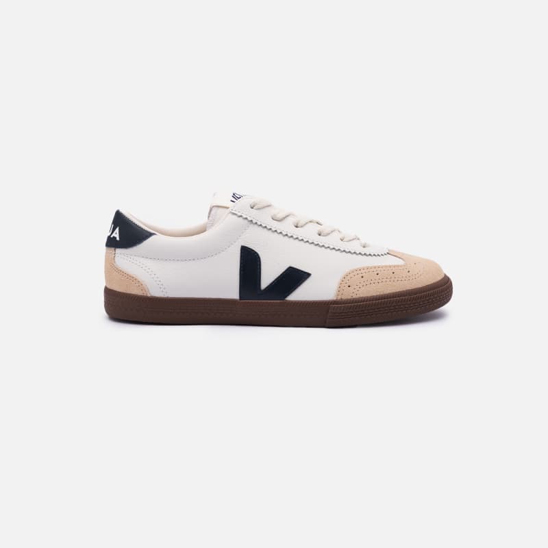 VOLLEY O.T. LEATHER WHITE NAUTICO BARK