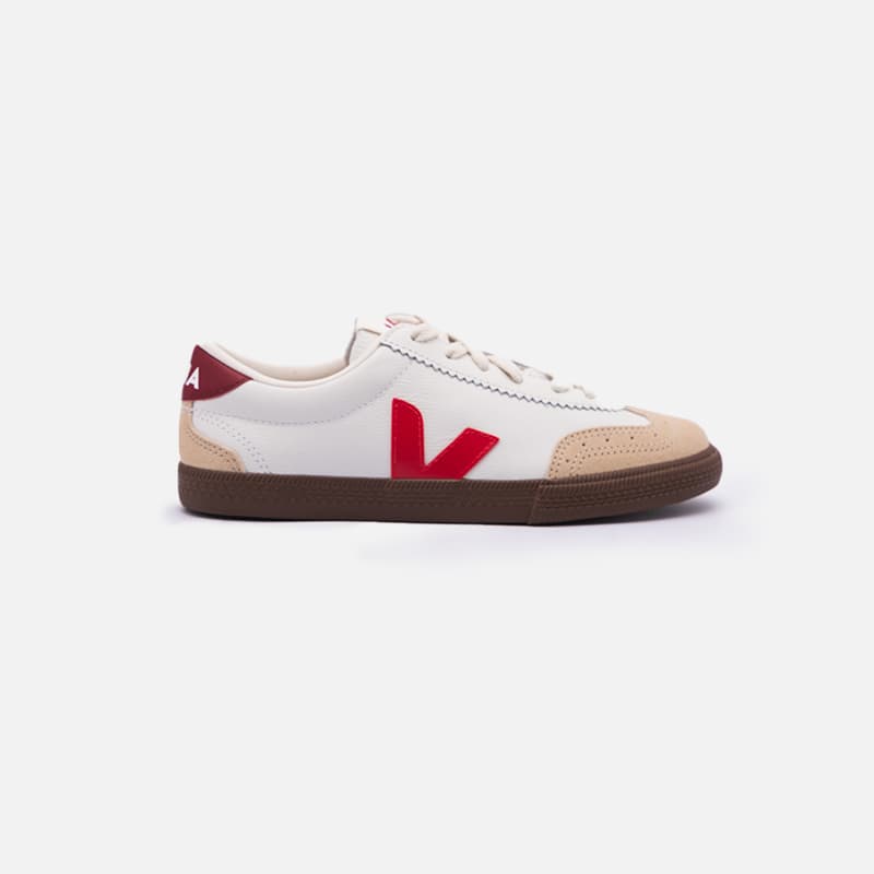 VOLLEY O.T. LEATHER WHITE PEKIN BARK