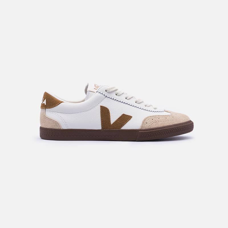 VOLLEY O.T. LEATHER WHITE TENT BARK