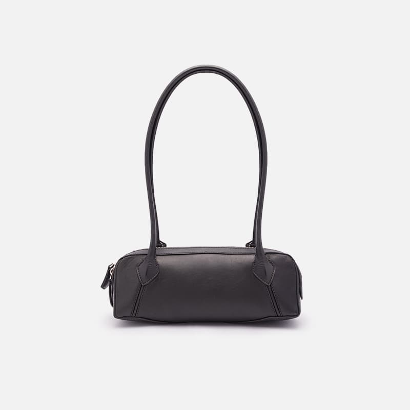 BOLSA DE COURO BAGUETE PRETO